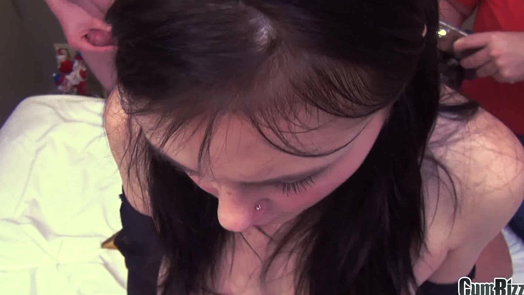 Pregnant,18 & 19 Yrs Old,Anal,Double Penetration,Cumshots cumbizz almost got pregnant on the gangbang ManyVids