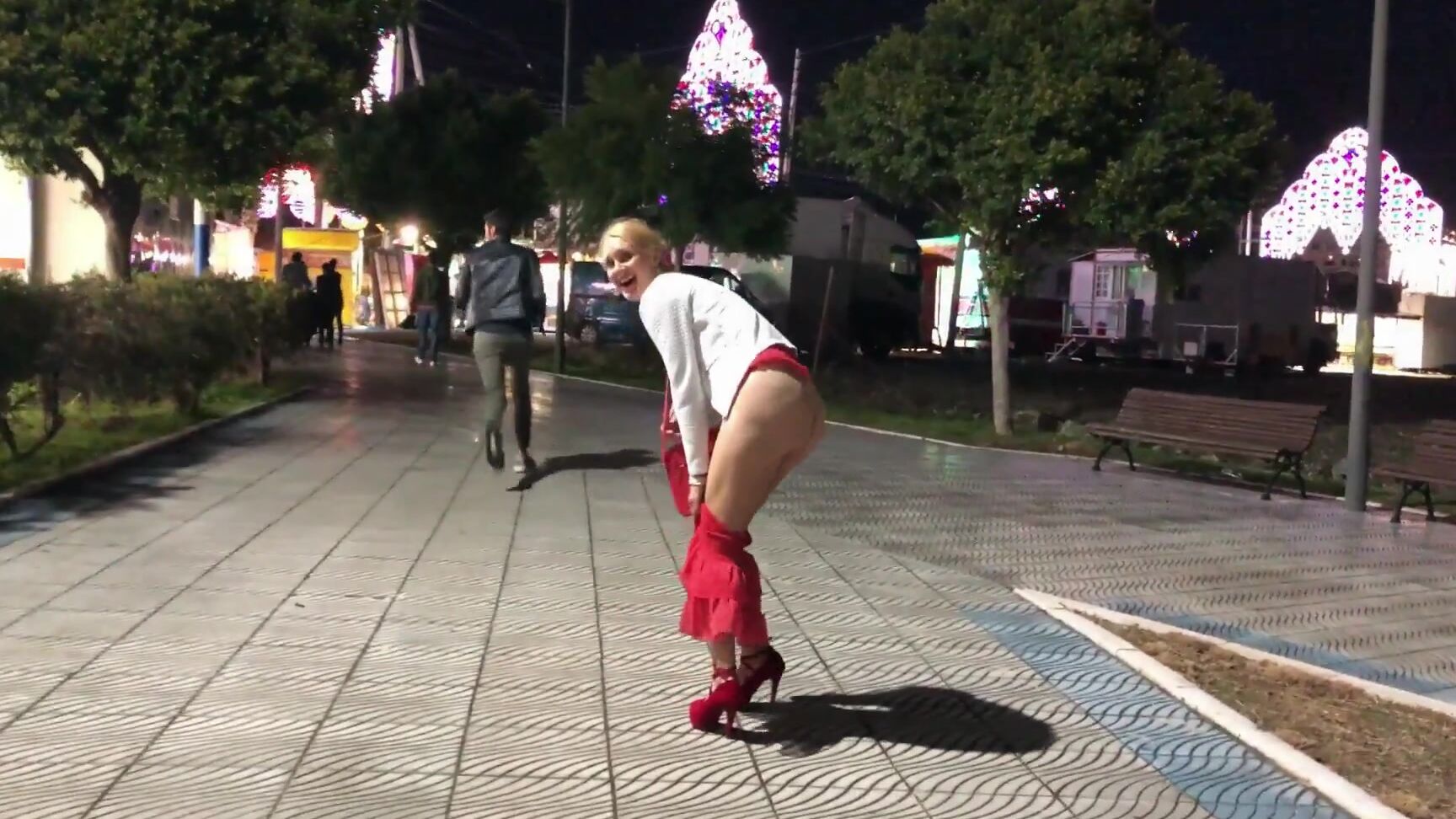 Embarrassed Naked Female, Embarrassment, Exhibitionism, High Heels, Public Flashing iviroses pantsing vid 8 pantsing ruined my party ManyVids