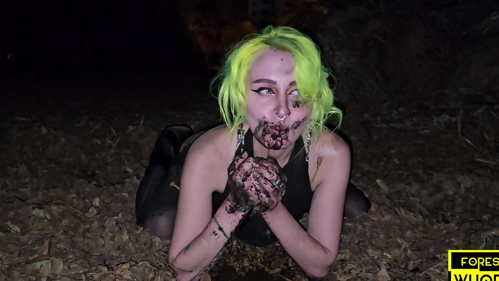 Forestwhore Wild And Rough Walkenema Humiliation Piss Prolapse Dirt