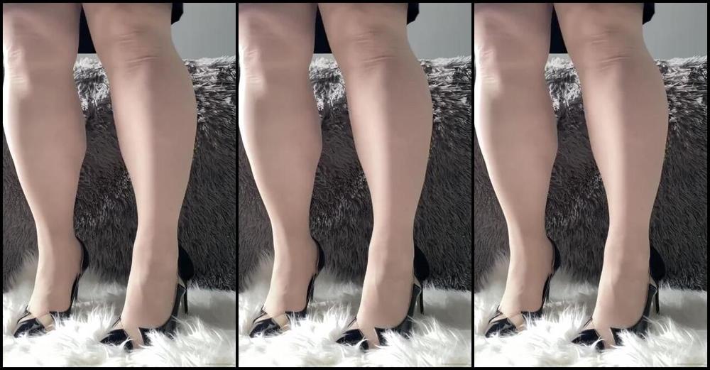 Caroline Aka Feetsiecakes Onlyfans Shoe Play And Nylon Strip And A Little Naked Surprise At The End