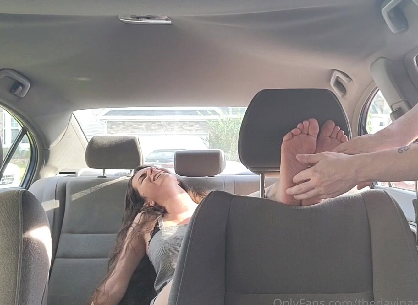 Thedavinagold Car Tickle First I Get Lightly Tickled With My Socks On Then Tickled With Them Off I G