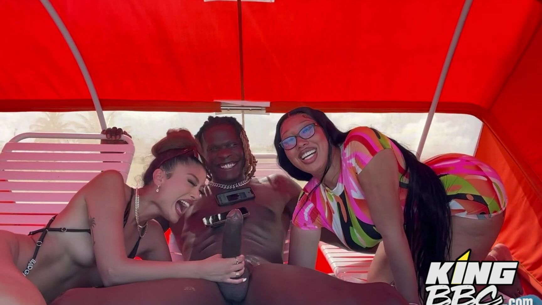 Hardcore, POV, Blowjob, Big Cock, Big Tits, Public Nudity, Big Ass, Threesome, BBC, Interracial, MILF, Cumshot, Latina Marina Maya, Aoki, Louie Smalls - Aoki and Marina Maya Fucked In Cabana SiteRip