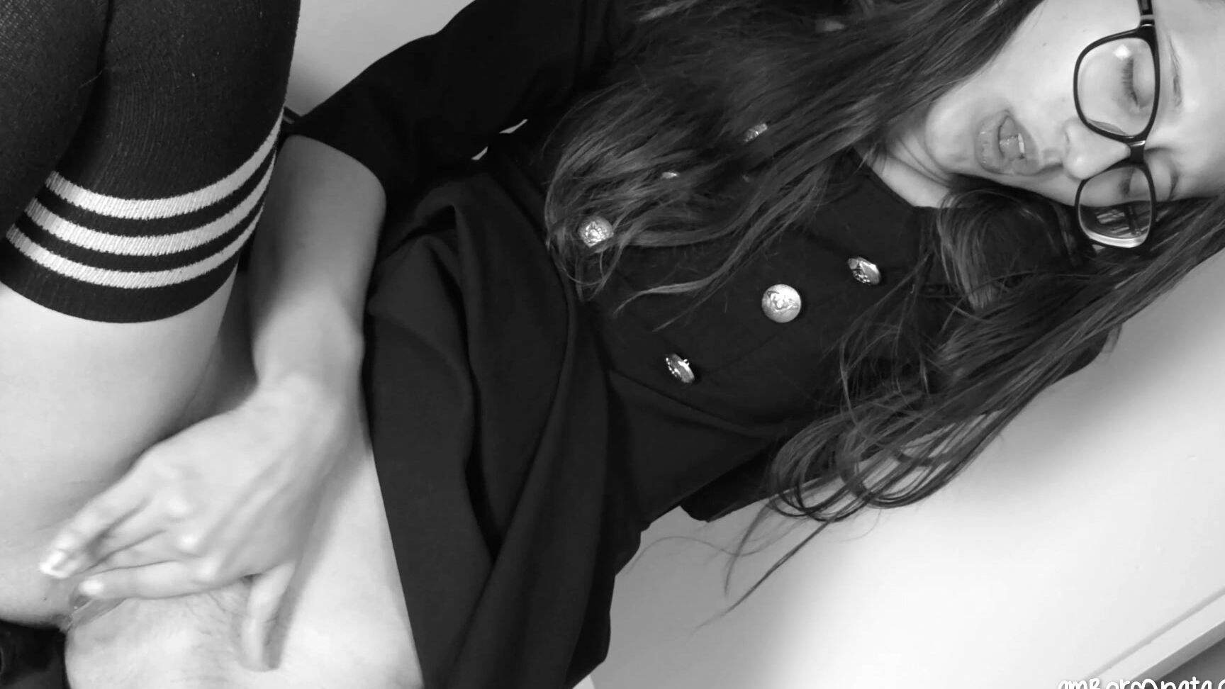 Vintage, Vintage Stocking, Vintage/ Retro Hair, Black & White, Masturbation amber sonata riding my dryer 50s masturbation ManyVids