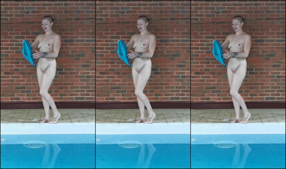 Ukcutegirl Trying To Squeeze Into Wet Latex Can Be A Bit Of A Challenge