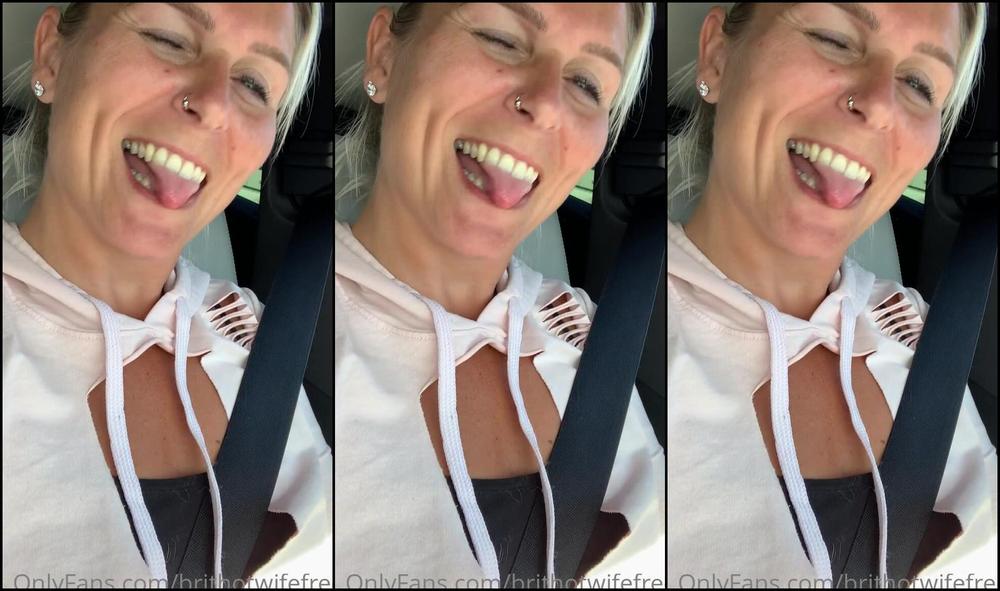 Ukhotwifecouple Well What Can I Say About This One I Went For A Little Drive In A Skirt And No Panties