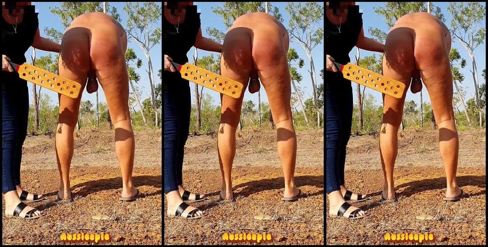 Aussiecple Nicknamed Aussiecple 10 24 2024 Onlyfans Video My Naughty Naked And Locked Boy Thrashed In The Great Outdoors Where Only The Trees Can