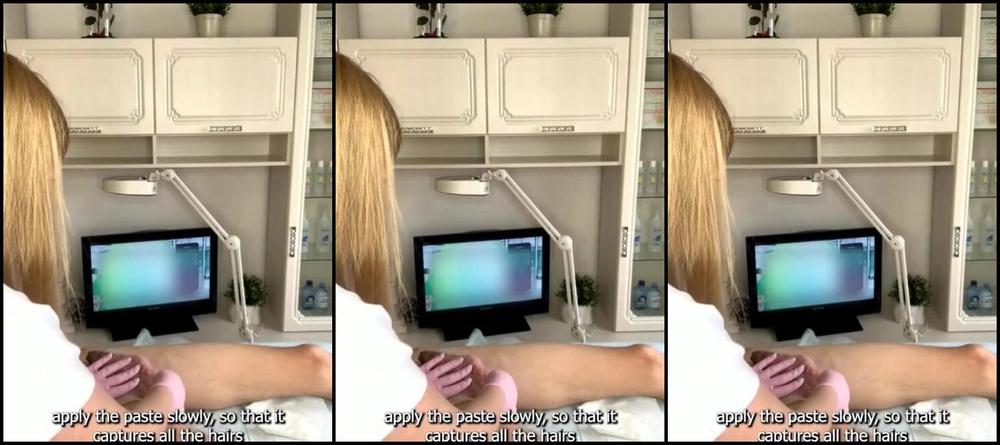 Deep Bikini Waxing To A Dude With A Big Dick The Client Could Barely Stand It