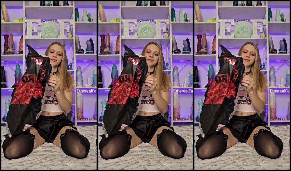 Etherealfaun Onlyfans Finally Unboxing My Bad Dragon Customs From August So Many Beautiful New Friends In This Box 2 G