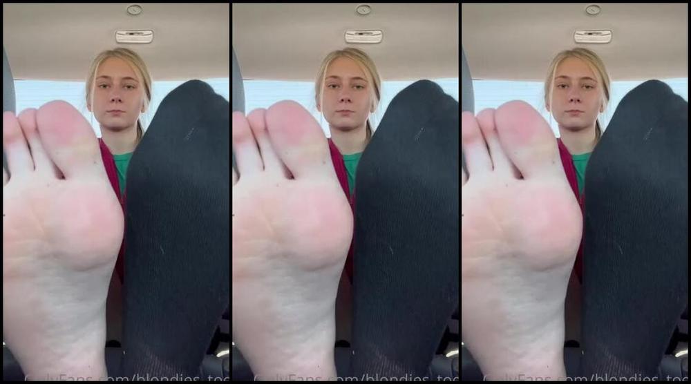 Blondies Toes Onlyfans Enjoy My Sweaty Soles Footboys
