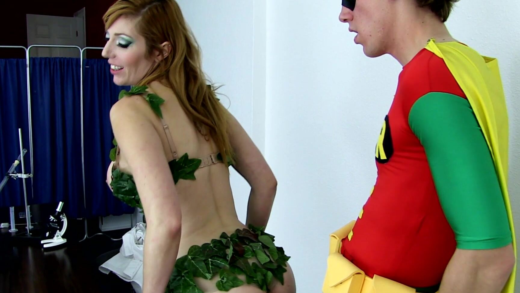 Primals Digraced Superheroines Lauren Phillips Poison Ivy Robin Becomes Poison Ivy S Milking Slave