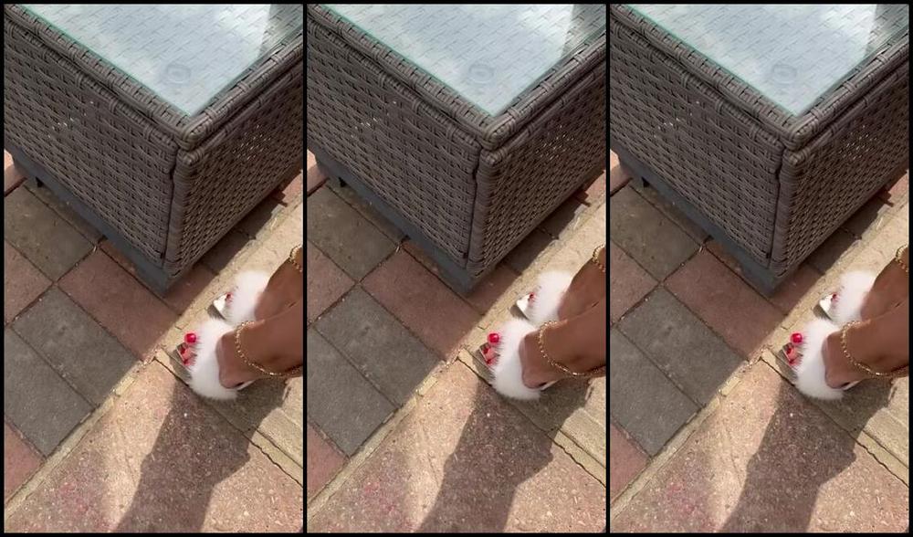 Heels Of Mine Nicknamed Heelsofmine 07 20 2023 Onlyfans Video These White Fluffy Heels Are So Posh