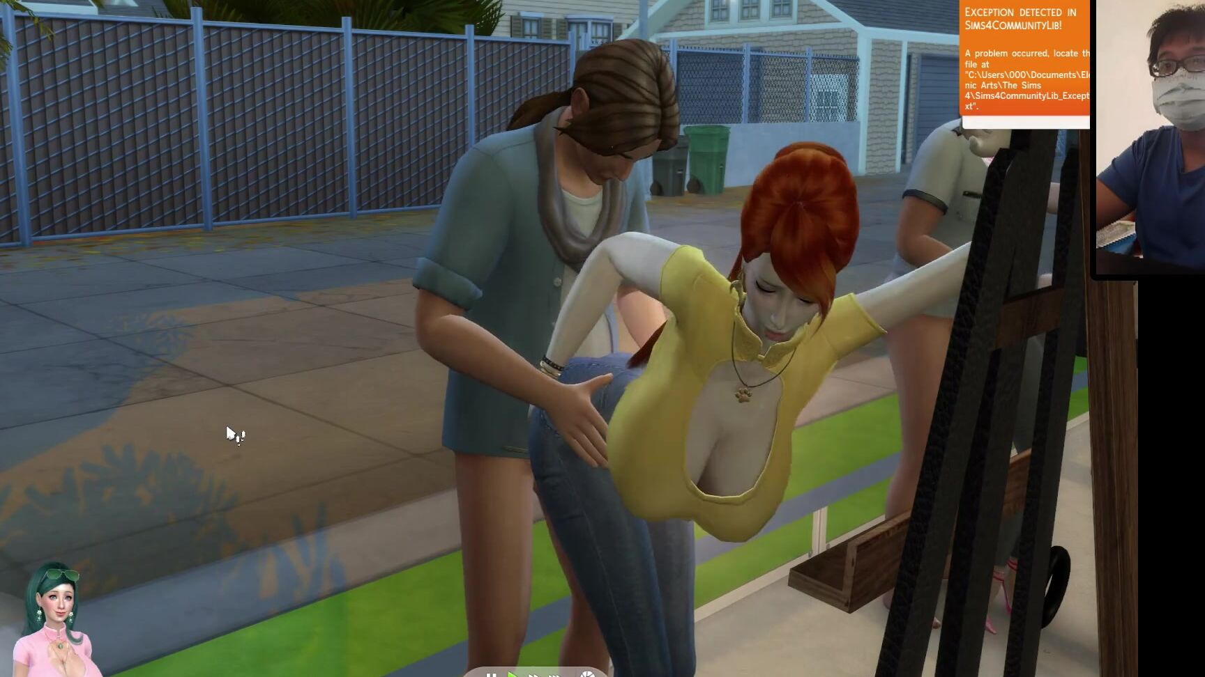 "rtwlingo666" Group, Big Boobs, Chubby, Butt, Public, Outside, 诱惑牛仔裤, 独家, 已认证素人, 穿衣服的性爱, 角色扮演, Clothed Sex, Cosplay, 3D Animation, Hentai, Temptation Jeans, Suggest rtwlingo666 The Sims 4 6 people having intense sex on an easel Pornhub