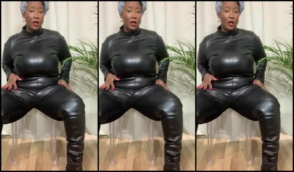 Madam Caramel Onlyfans Weak For My Boots And Leather Clothes Sniff Me And Lick Me All Over