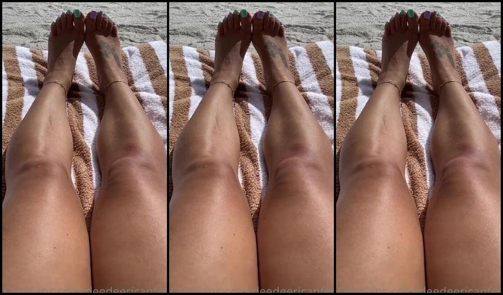 Deedeericanfeet Onlyfans Pretty Toes And Tannned Legs From My Vaca At Beach