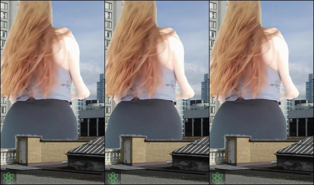 Giantessclips Giantess Ginger Theladystrides Dancing At Your Office For More Giantess Ginger Visit