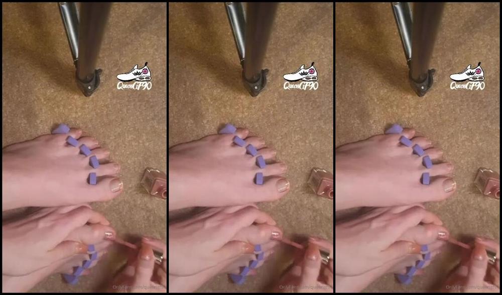 The Foot Queen Of England Aka Queengf90Premium Onlyfans My New Nail Salon I Hope Youre All Making The Best Of Your New Found You Time I Am Mostly Cleani