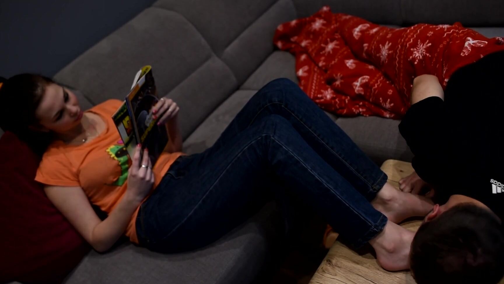 Czech Soles Awoken By Her Smelly Feet (Stinky Feet, Foot Smelling, Foot Worship, BIG Bare Feet, Czech Soles) Czech Soles