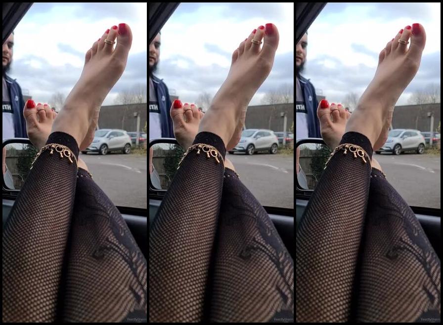 Feetbysherri Onlyfans Teasing Outside My Car Window