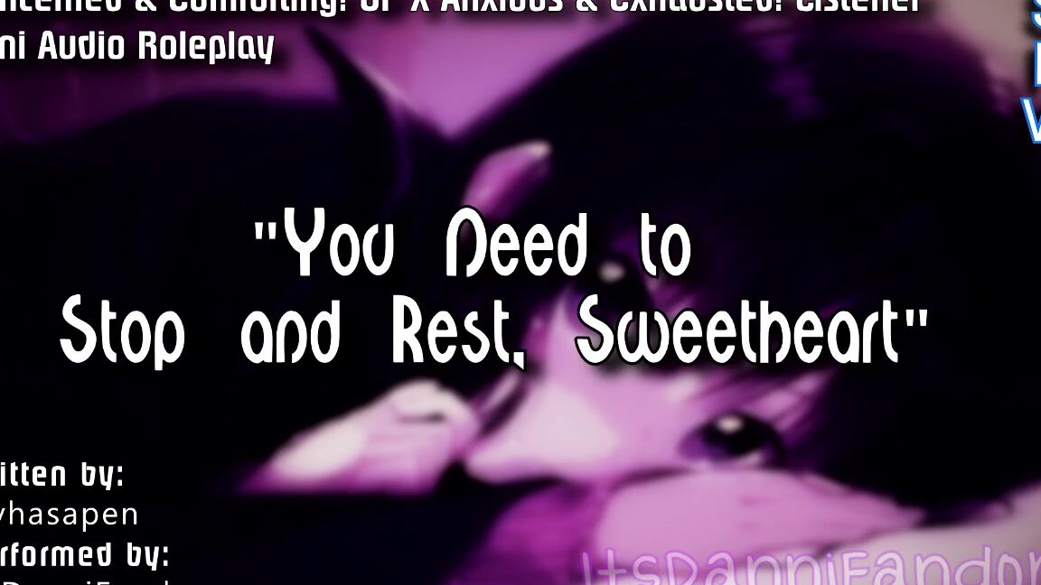 "Danni Fandom" Point Of View, Asmr, Asmr Roleplay, Roleplay, Audio Roleplay, Asmr Audio Roleplay, Sfw, Safe For Work, Danni Fandom, Comforting, Comfort, Loving, X Listener, Girlfriend Audio, Suggest Danni Fandom SFW ASMR Audio RP Who Stops And Rests 