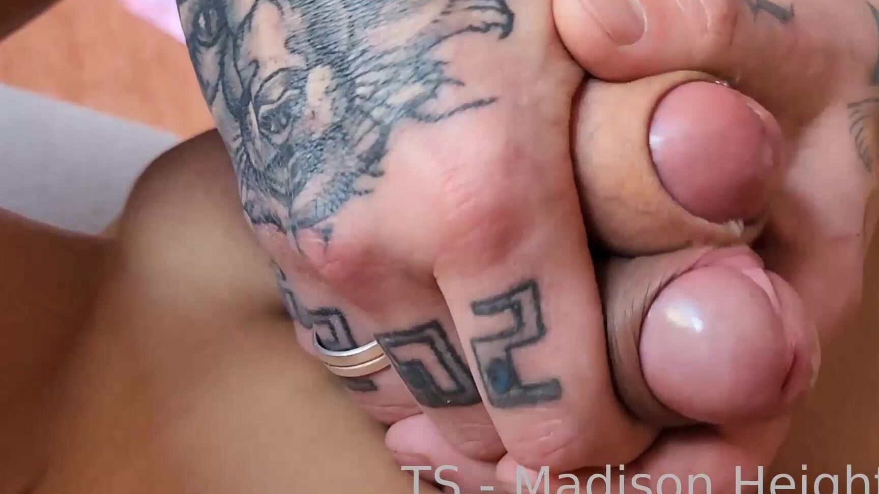 POV, Bubble Butt, Blowjob, Transsexuals, Cumshot, Anal, Hardcore, Big Tits, Brunette, Shemale Madison Heights - Netflix n Chill Fansly.com