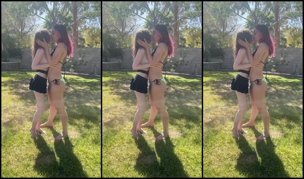 Goddess Celeste Nicknamed Goddessceleste1111 Onlyfans Taking Off Eachothers Tops With Selenehaze