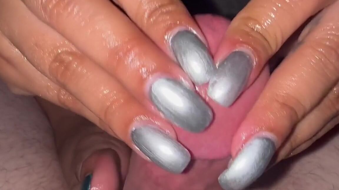 Latinamala Nicknamed Latinamala1 Onlyfans 07 20 2023 Watch My Hands Work This Dick This Is Another Handjob Footjob Combo My Silver Metallic Nails