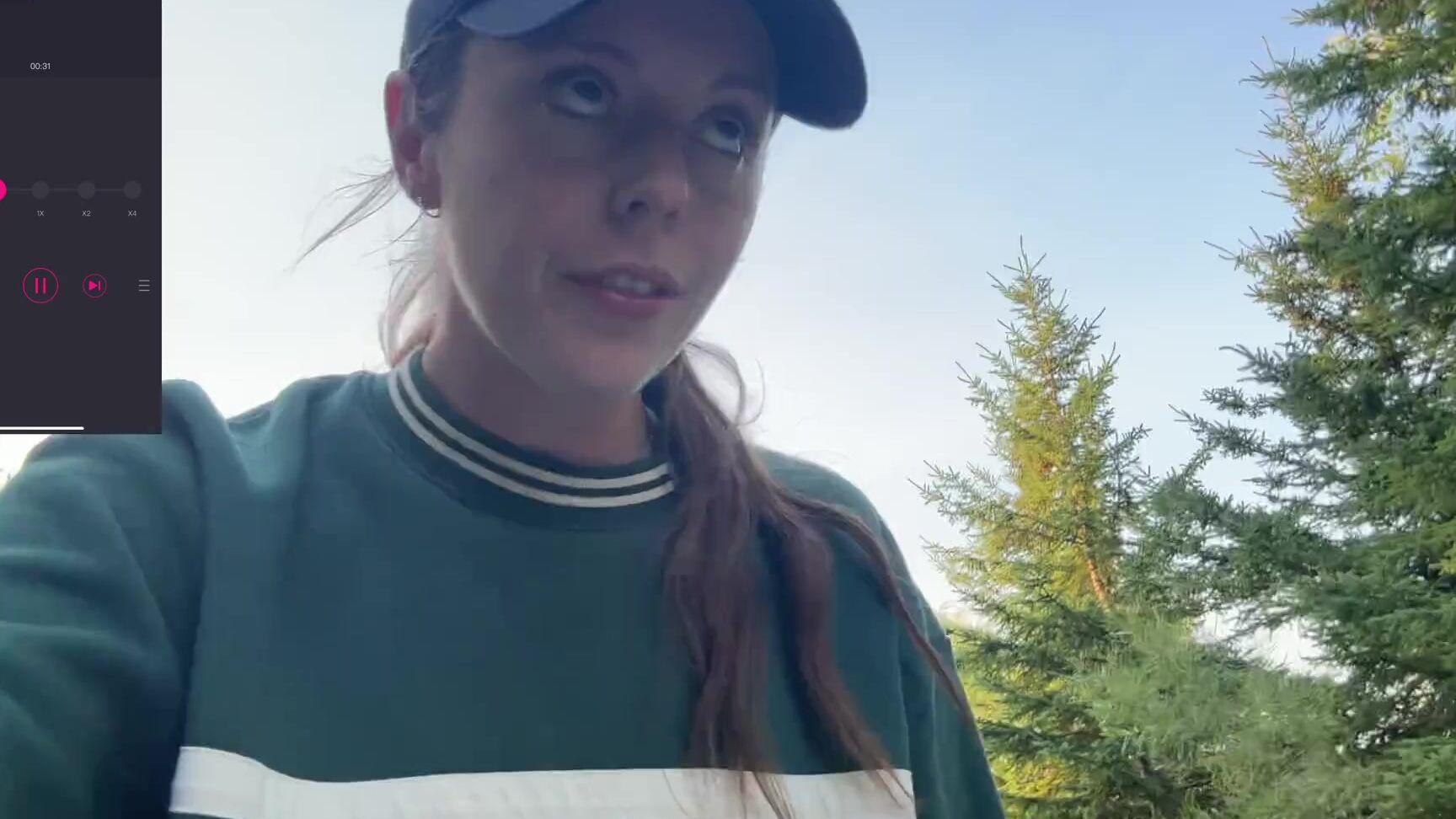 Nadia Foxx Risky Trail Walk With My Lush Public Orgasm Remote Vibrator 676Ef039Eff50