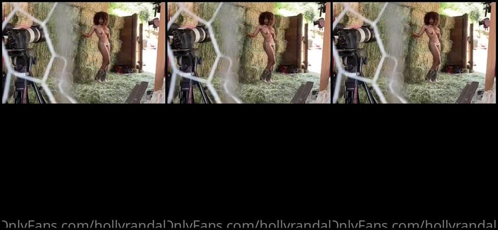 Hollyrandall Some Behind The Scenes From My Pla