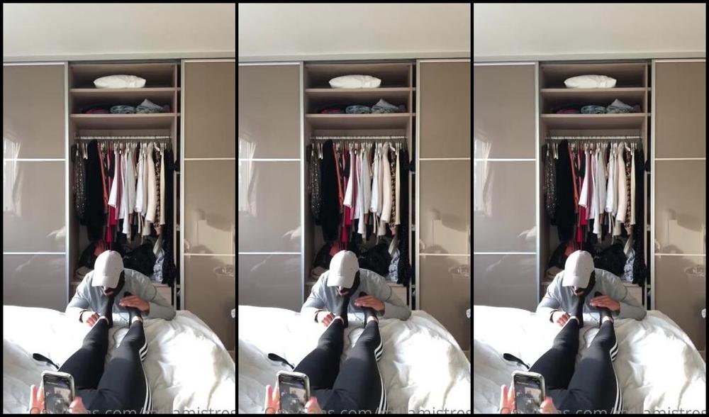 Millamistress Onlyfans Just Relaxation With My Slave Eat My Socks And My Feets