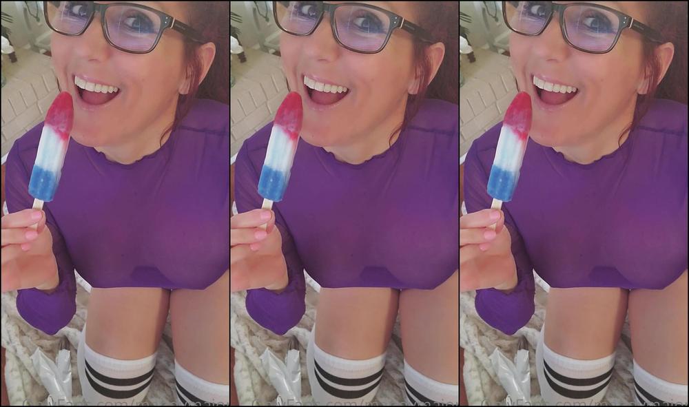 Mandymajors Who Wants Me To Lick Their Popsicle Stick