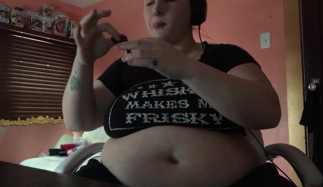 Kyra Effing Kane King Gyro Challenge Bbw Food Stuffing