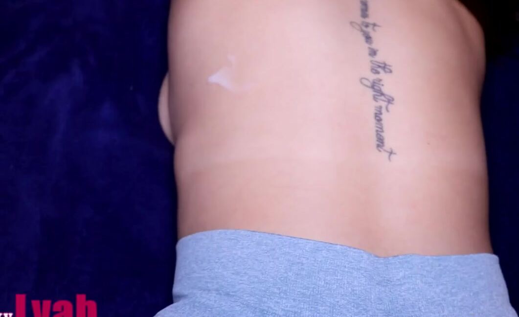 Sexylyah Nicknamed Sexylyah Onlyfans Assjob And Cum On Bubble Butt Leggings