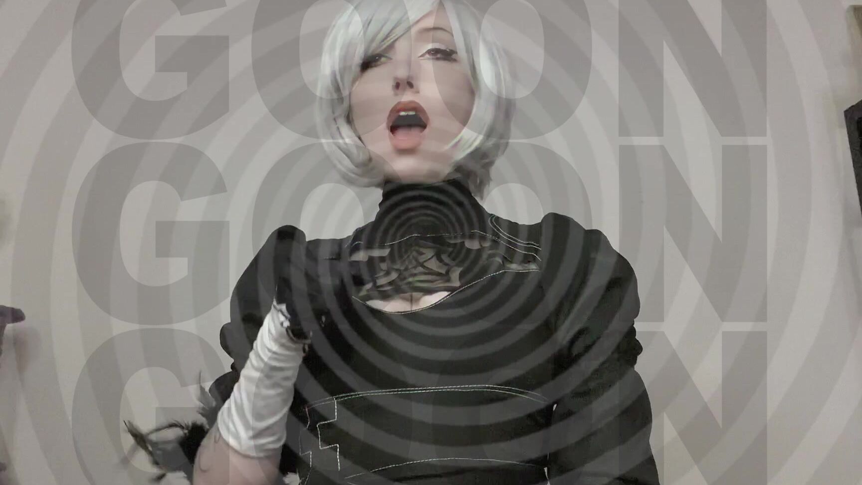 "Ellie Haze" anime, cosplay, cosplaying, costume, joi 2B Gooner fuel manyvids