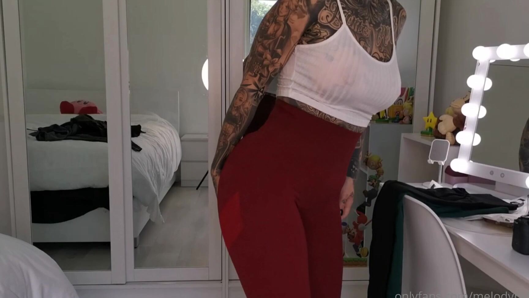 Melodyradford Sexy Gym Tights Try On