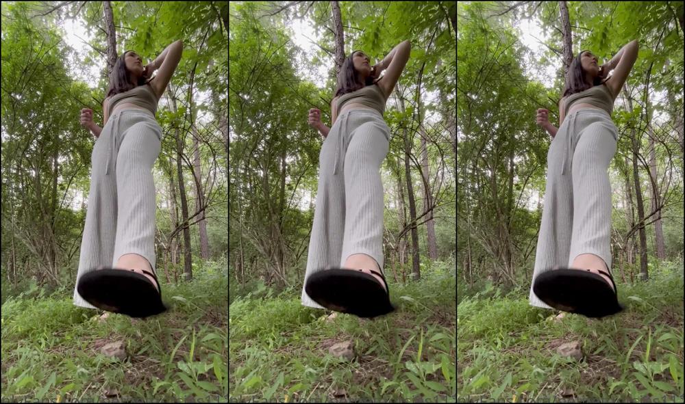 Penelopestootsies Playing With My Flip Flops Outside