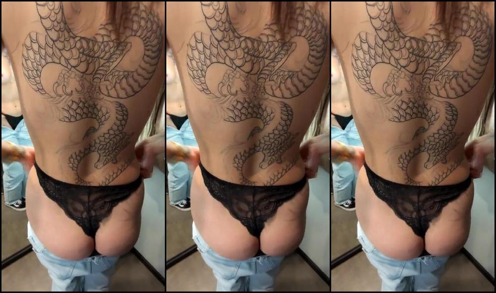 Ghomestory blowjob in the store s fitting room in exchange for a dress Pornhub