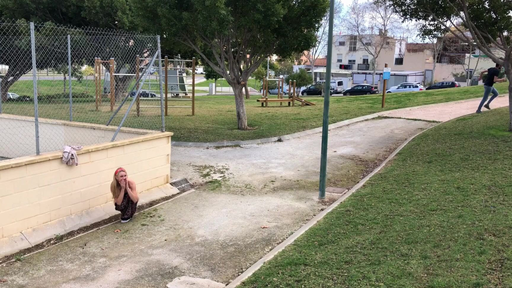 Embarrassed Naked Female, Embarrassment, Public Flashing, Public Nudity, Public Outdoor iviroses pantsing 15 strapless dress at park ManyVids