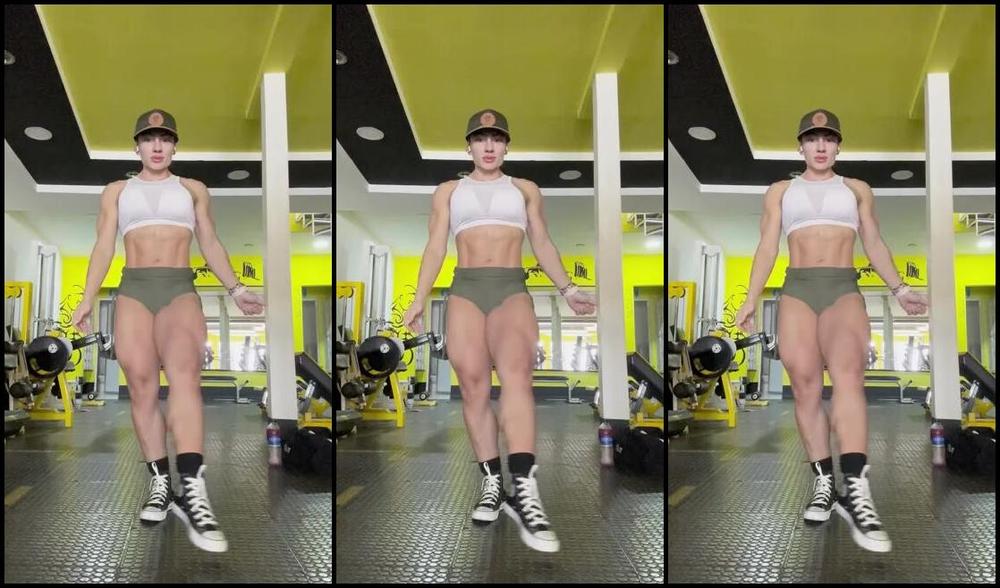 Quadsgoddess Nicknamed Quadsgoddess 09 30 2023 Onlyfans Video Muscle Flex After My Hardcore Workout