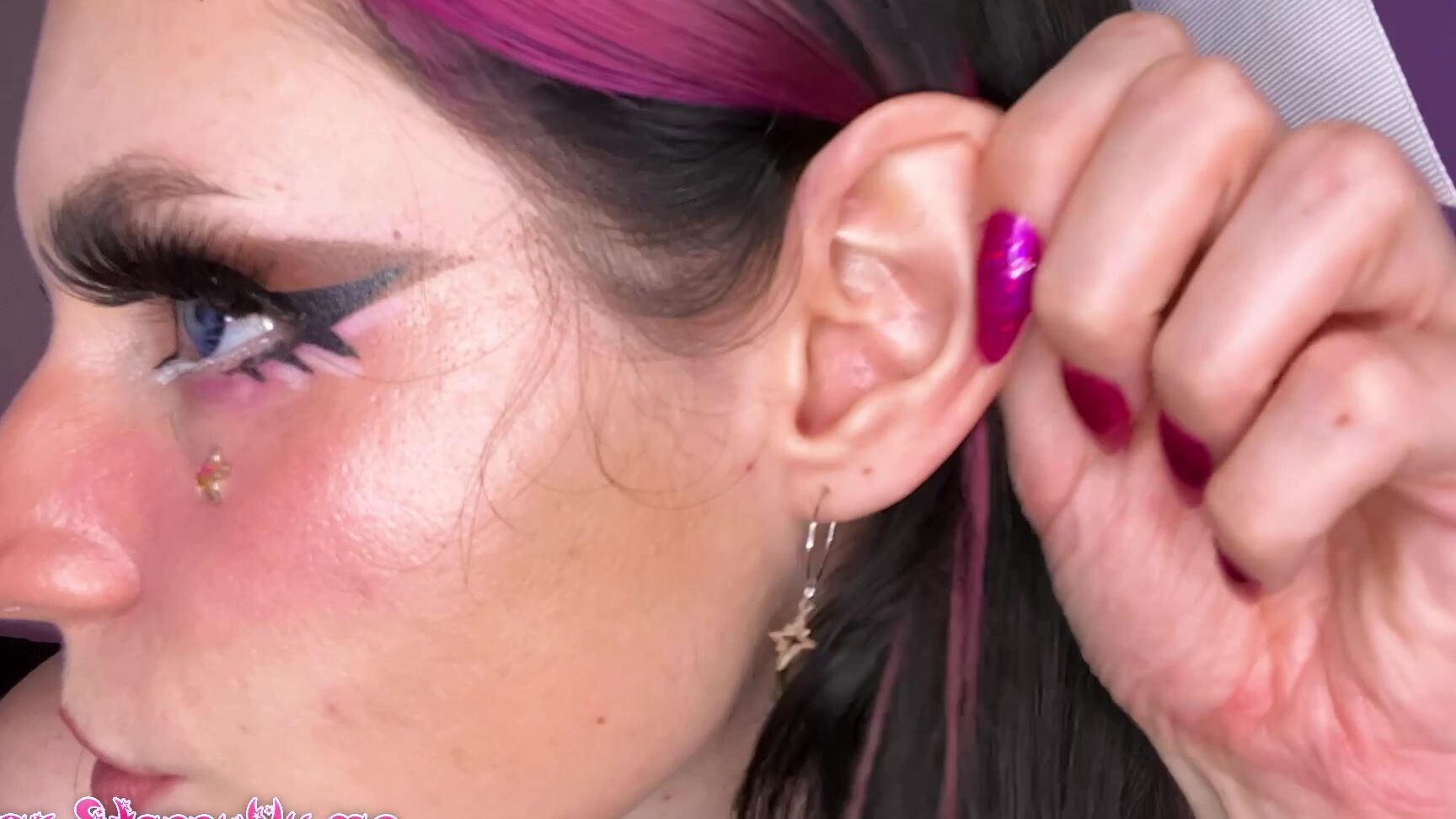 "Starry Yume" ear fetish, extreme close-ups, eye fetish, face fetish, lip fetish, sfw Eyes Ears Mouth and Nose manyvids