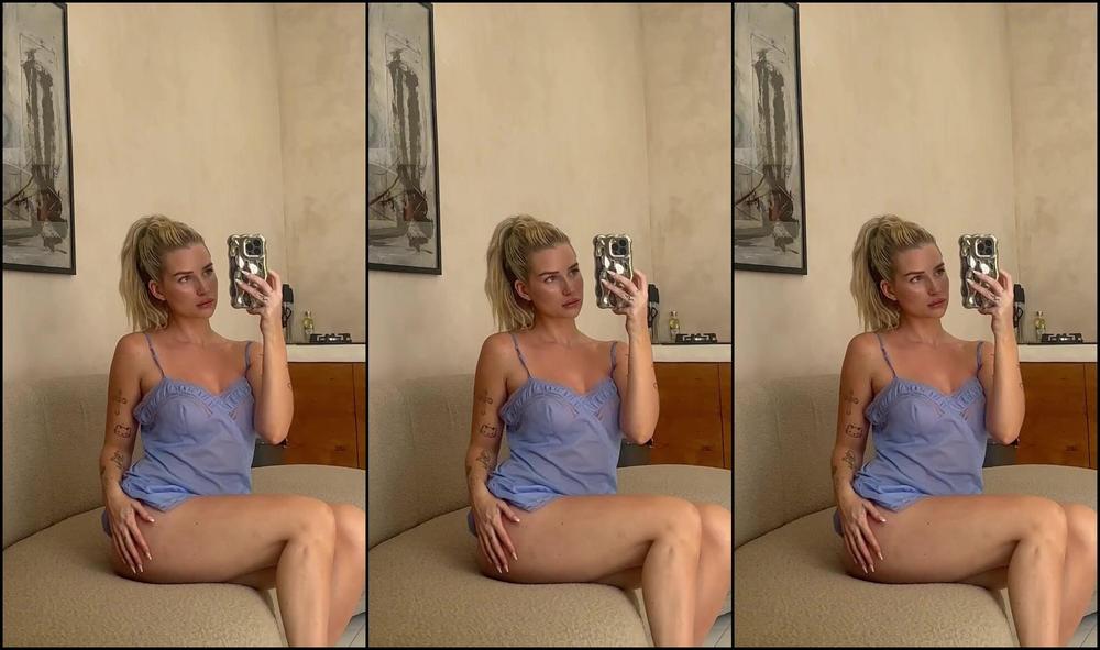 Lottiemossof 3104562796 02 16 2025 Blue Lingerie Curious To See What S Next Let Me Know And I Ll Show You