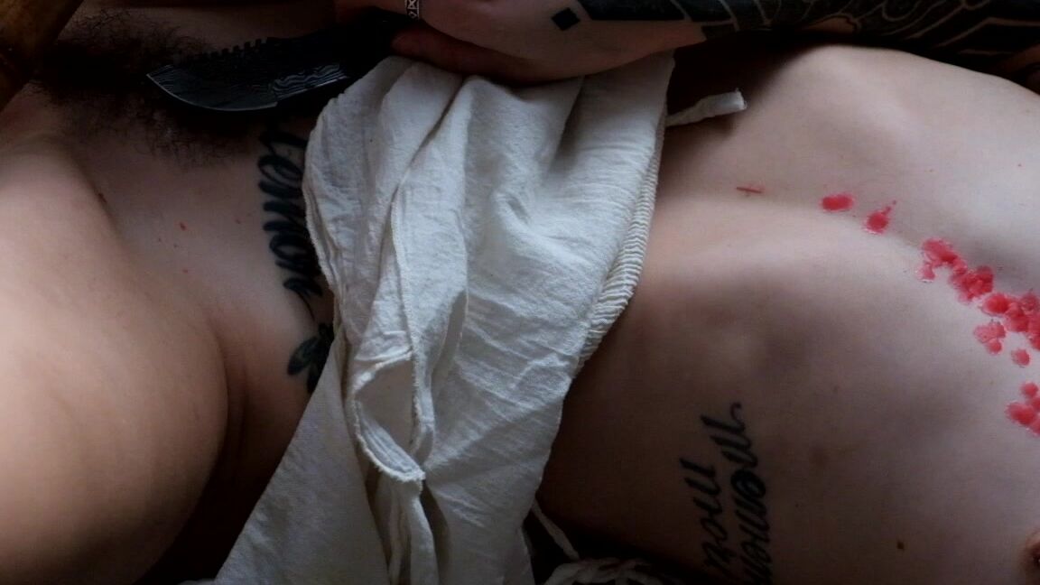 Wax Play, Rope Bondage, Dildo Fucking, Breath Play hannibaldamage red wax and self bondage ManyVids