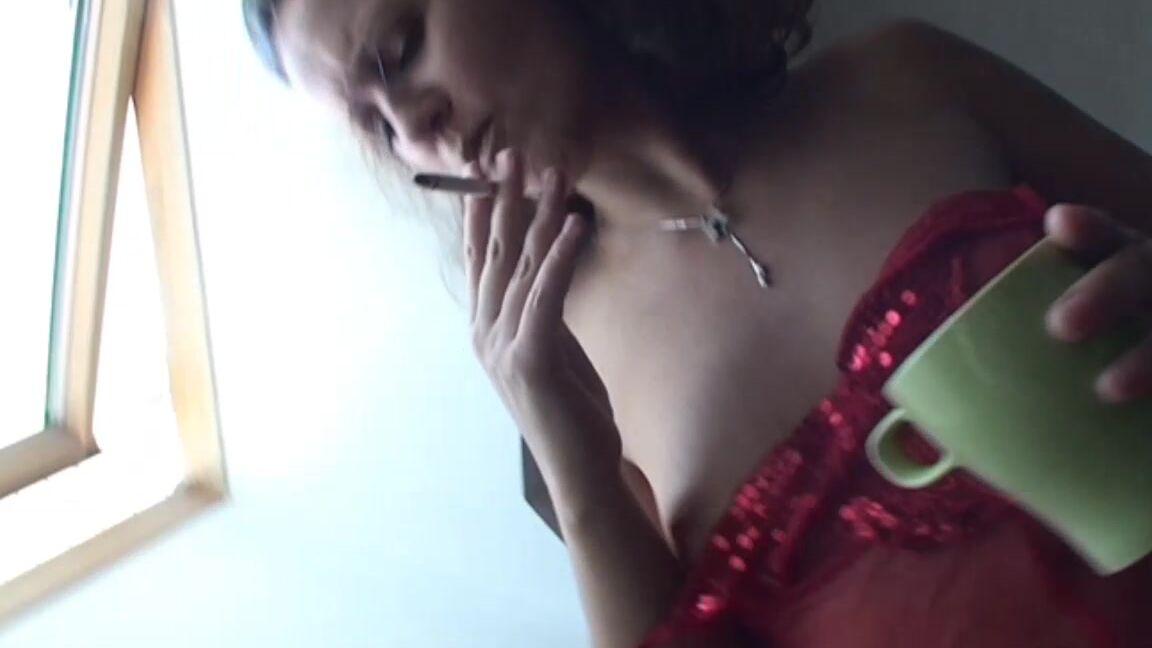 Christinaventura Smoking And Striptease