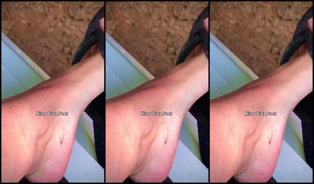 Nina S Feet Nicknamed Ninadiaz Feet Onlyfans Today I Spent The Day In Flip Flops And As It Was A Very Hot Day