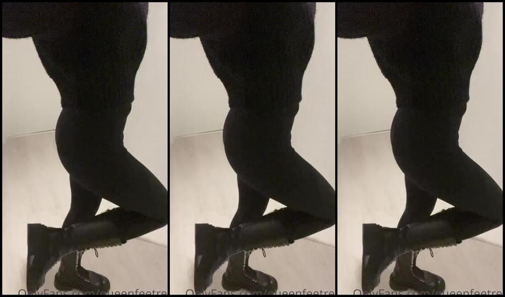 Queenfeetred Nicknamed Queenfeetred Onlyfans The Boots Makes My Feet So Sweaty2