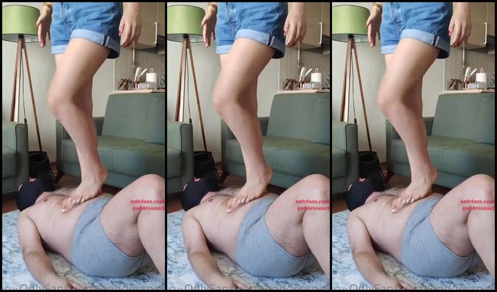 Onlyfans Model Goddess Nazli Aka Goddessnazli Dayanksz Iko Kleme Soft Trample Yaptm A Soft Trample Session To My Fat Slave Oxlyoxly
