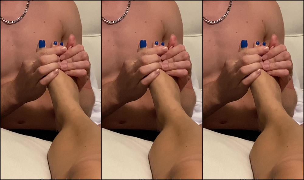 Brittneybarbie Watch Him Massage My Perfect Feet With Lotion