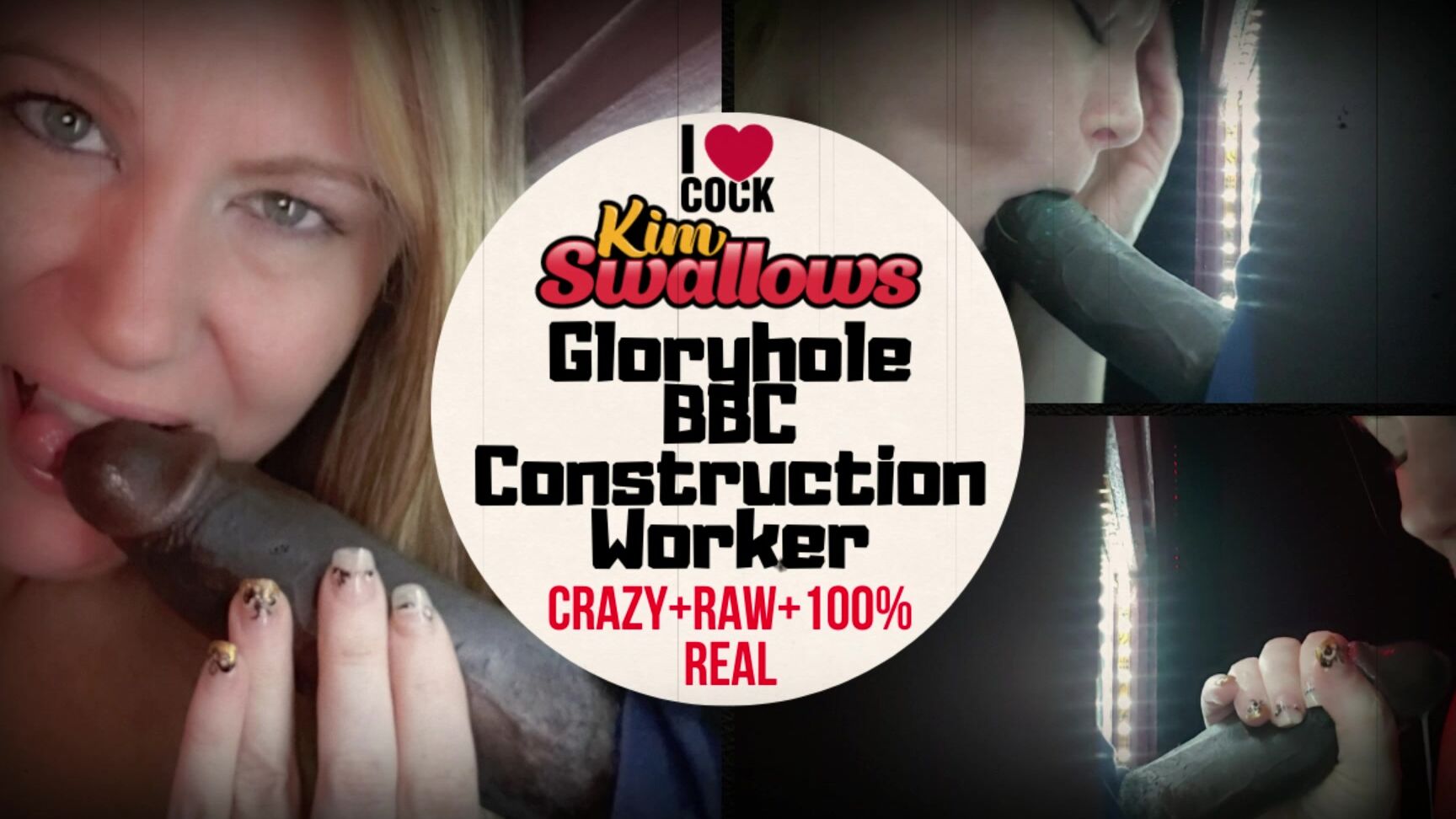 Blowjob,Facials,Gloryhole,Interracial,Swallowing / Drooling kimswallows gloryhole vs bbc construction worker ManyVids