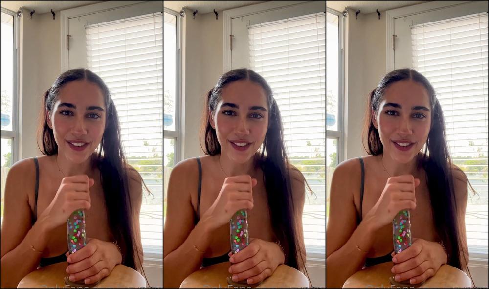 Izzy Green Of Glass Dildo Joi