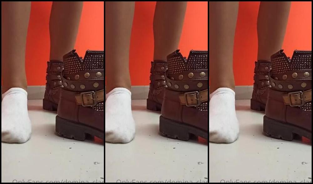 Domina Clara Nicknamed Domina Clara Onlyfans Clean The Sweat Of My Feet Like The Sub Man You Are Its Not Enough Dirty Clean Acz