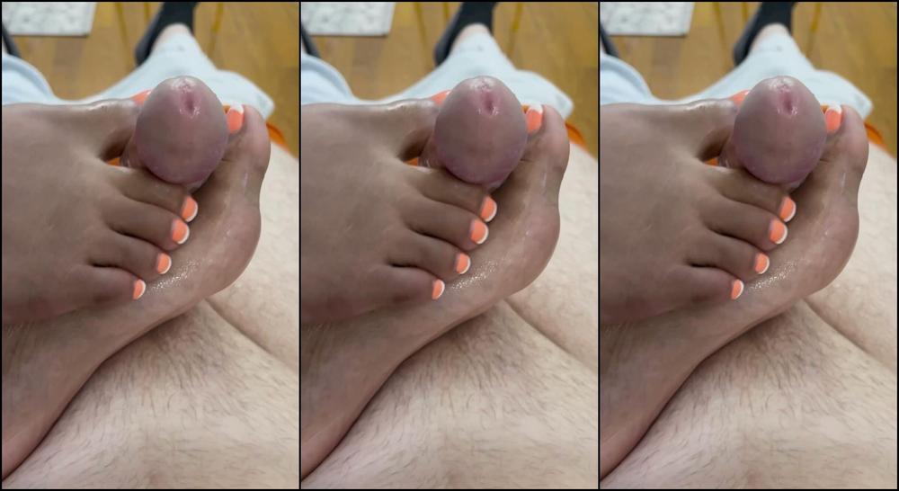 Feet, Ebony Foot Fetish, Toejobs, Toe Fetish, Toenail Polish ebony toe job ManyVids